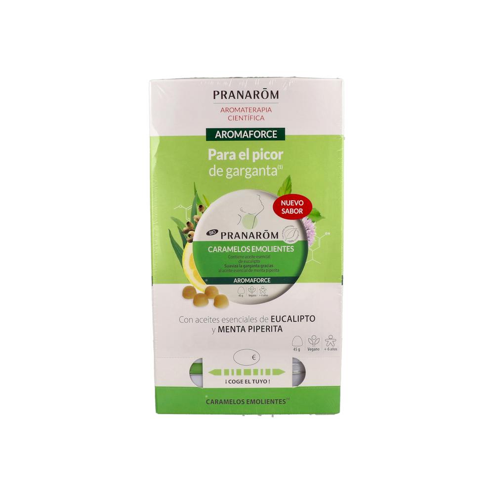AROMAFORCE CARAMELOS EMOLIENTES EUCALIPTO 45 G