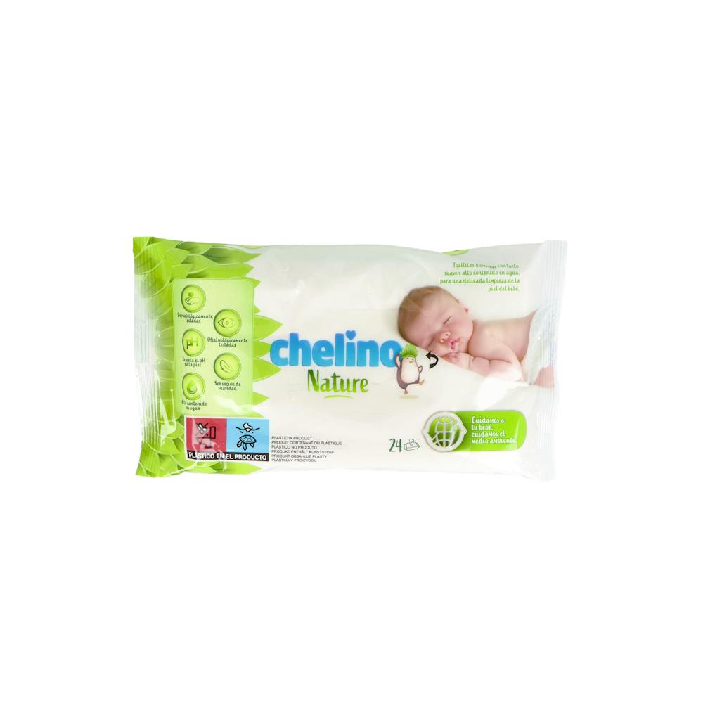 CHELINO NATURE TOALLITAS INFANTILES 24 U