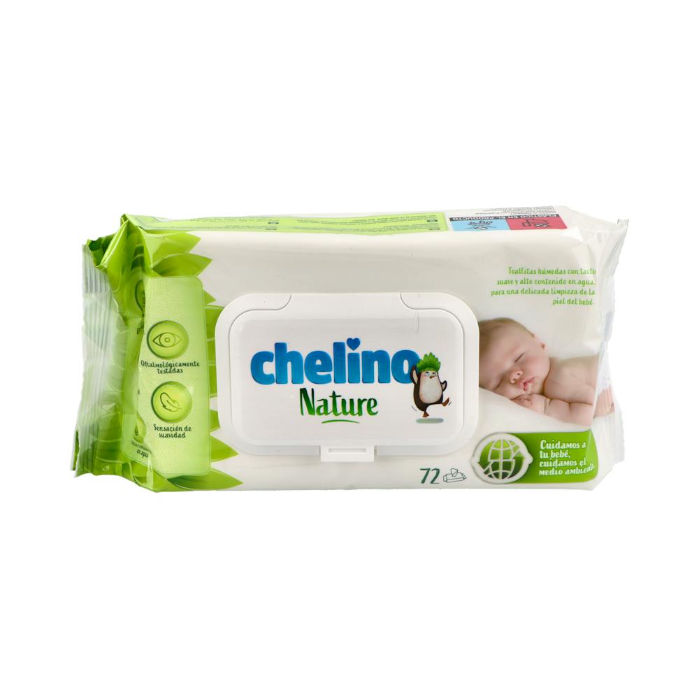CHELINO NATURE TOALLITAS INFANTILES 72 U