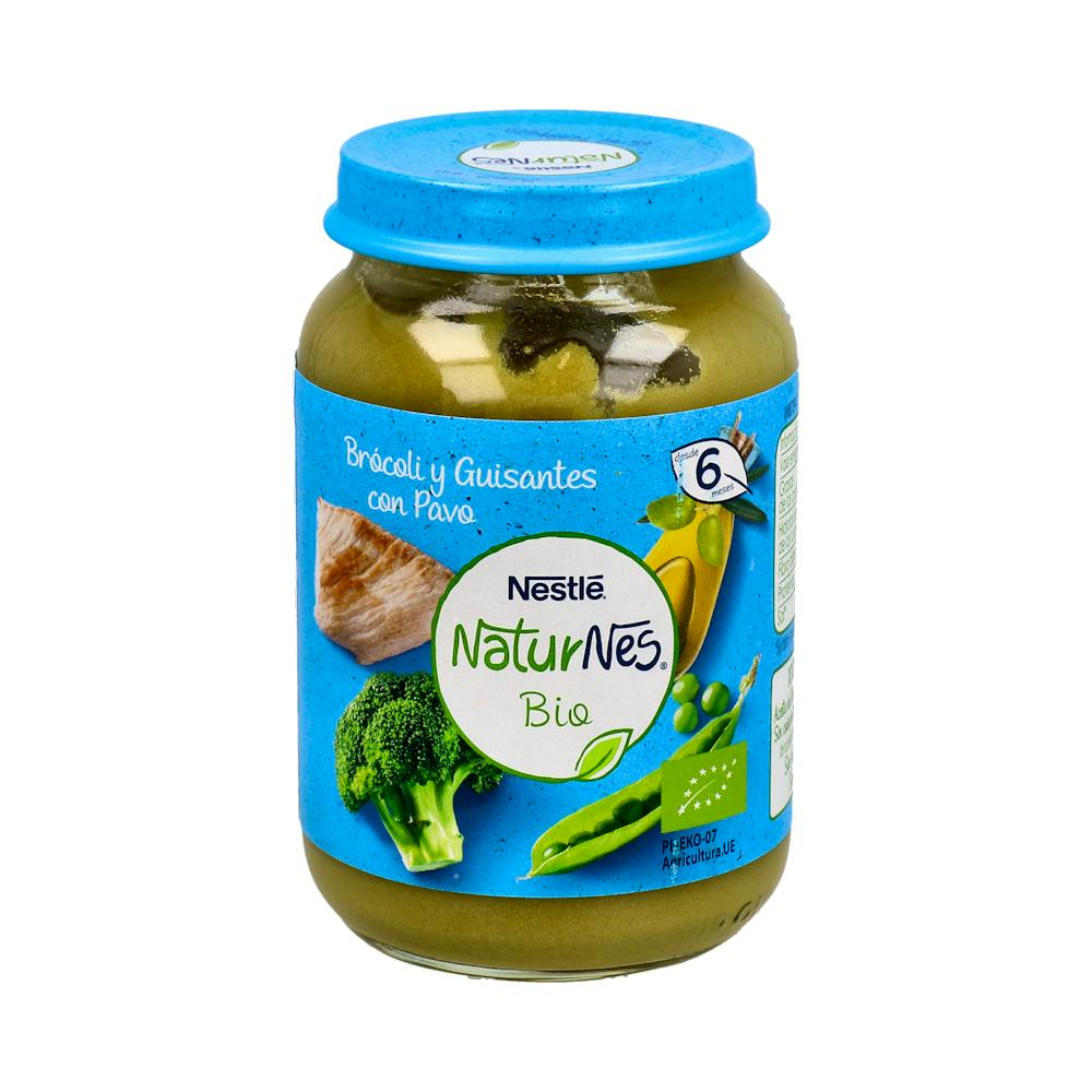 GERBER ORGANIC BROCOLI GUISANTES Y PAVO 190 G