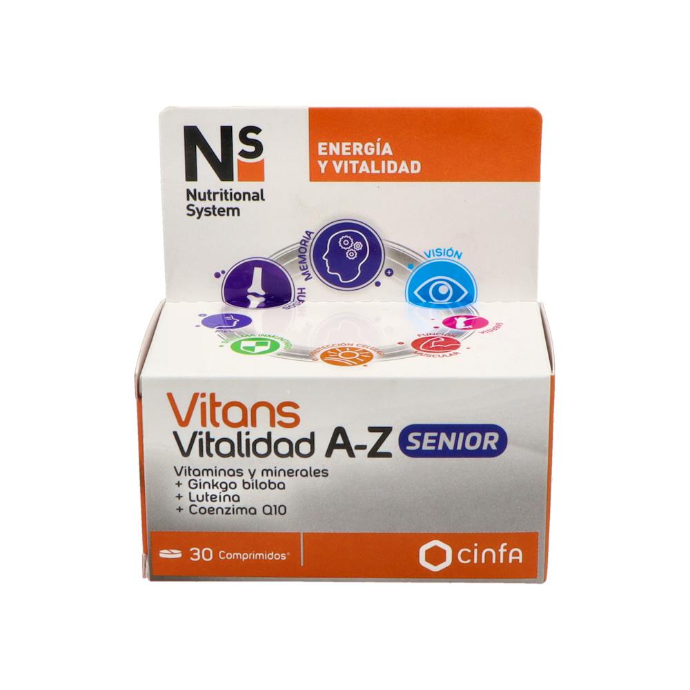 NS VITANS VITALIDAD AZ SENIOR 30 COMPRIMIDOS