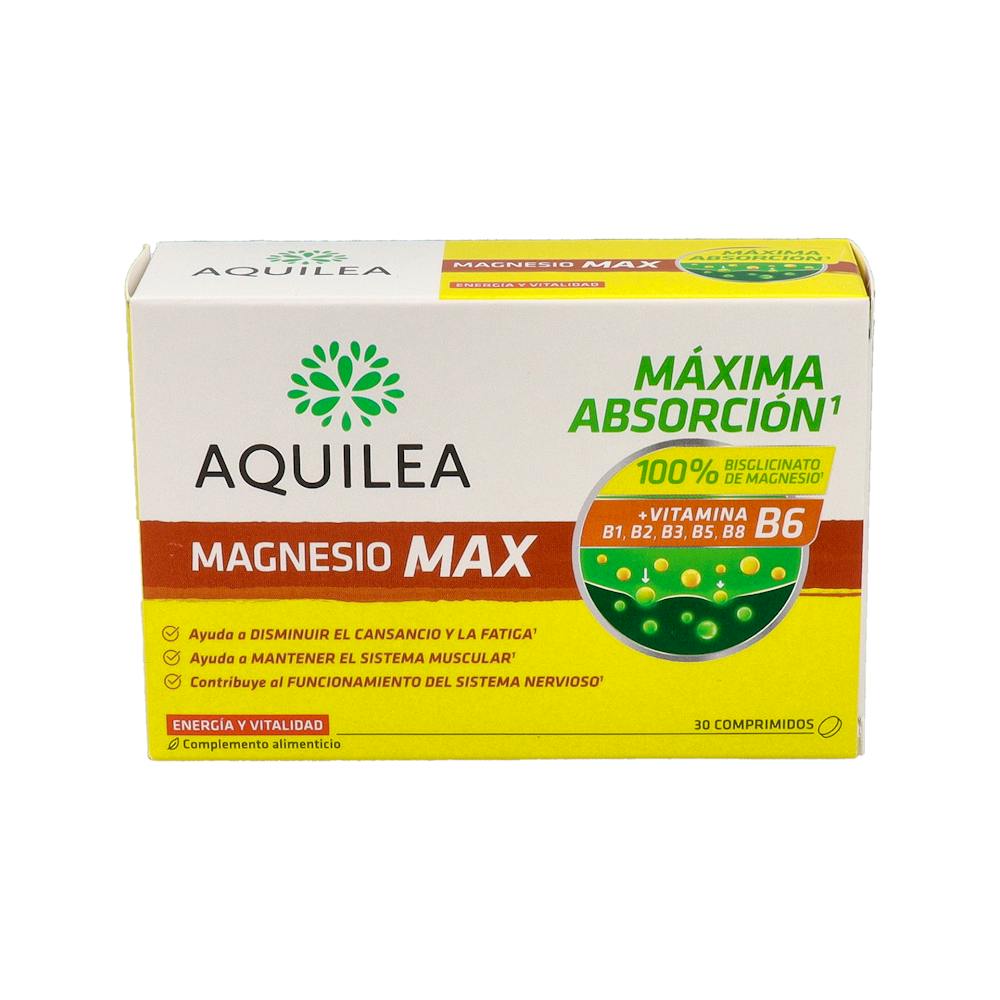 AQUILEA MAGNESIO QUELATO MAX 30 COMPRIMIDOS