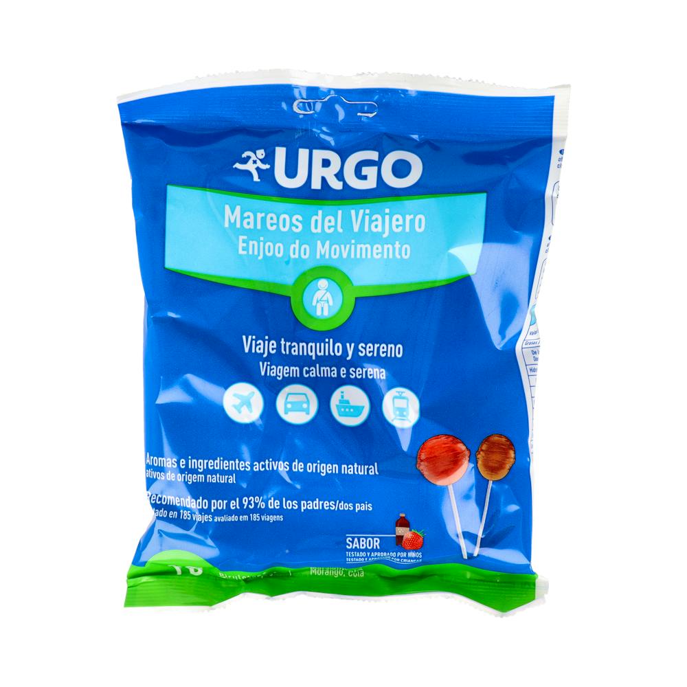 URGO MAREOS DEL VIAJERO 10 PIRULETAS