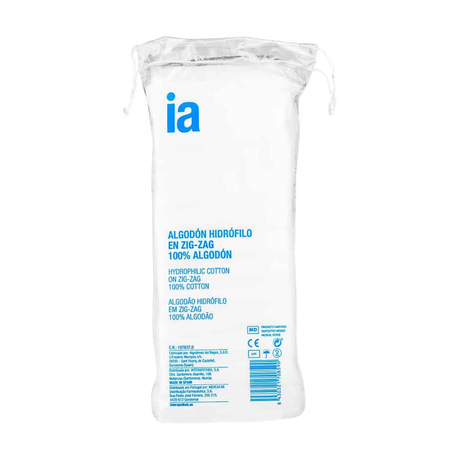 INTERAPOTHEK ALGODON ZIGZAG 1 PAQUETE 100 G