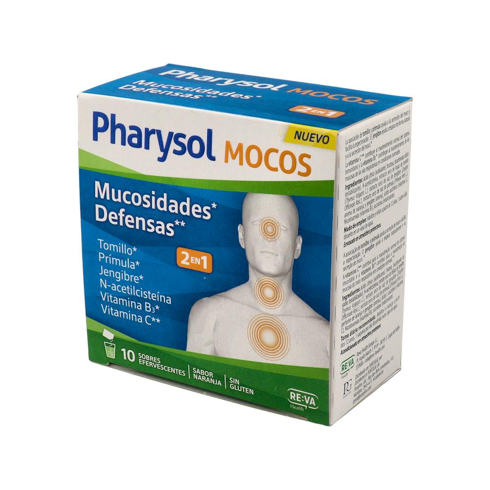 PHARYSOLMOCOS 10 SOBRES EFERVESCENTES