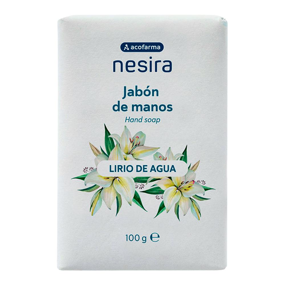 ACOFARMA NESIRA JABON PASTILLA DE MANOS 1 ENVASE 100 G AROMA LIRIO DE AGUA