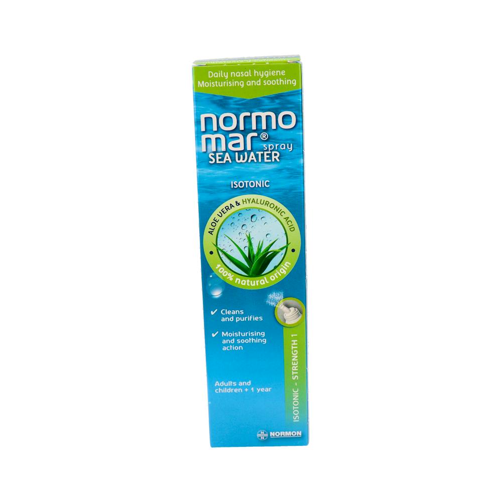 NORMOMAR AGUA MARINA ALOE VERA Y ACIDO HIALURONICO 1 SPRAY 120 ML