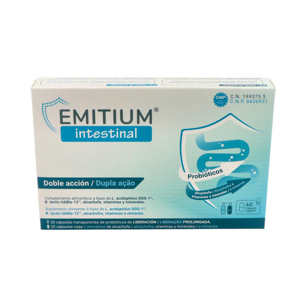 EMITIUM INTESTINAL 30+30 CAPSULAS