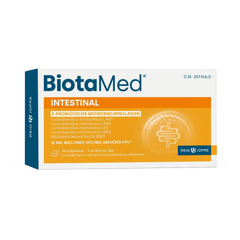 FORTEBIOTIC+ FLORA INTESTINAL 30 CAPSULAS