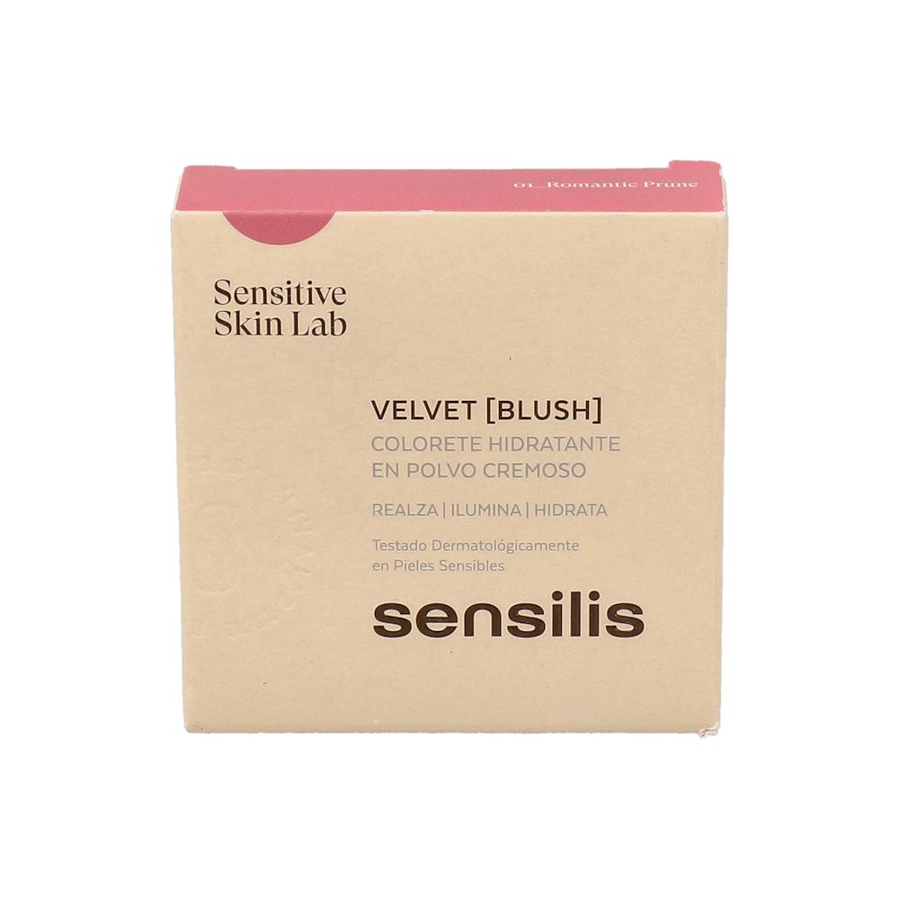 SENSILIS VELVET BLUSH COLORETE 1 POLVERA 10 G COLOR 01 PRUNE