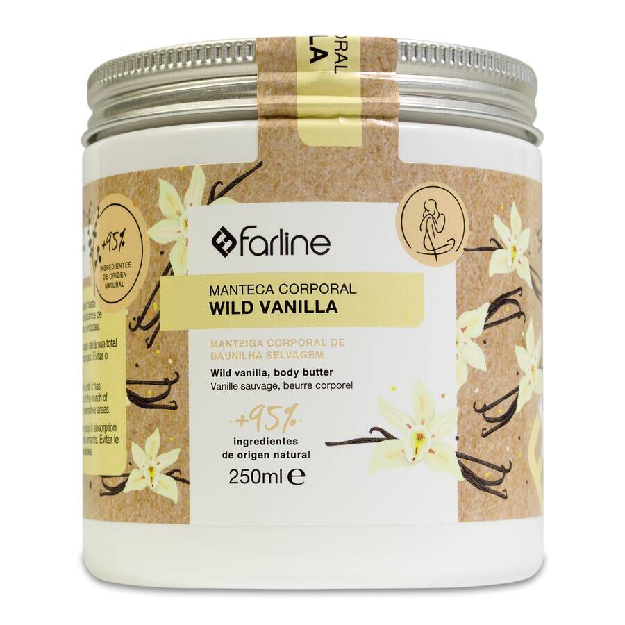 FARLINE MANTECA CORPORAL WILD VANILLA 1 ENVASE 250 ML