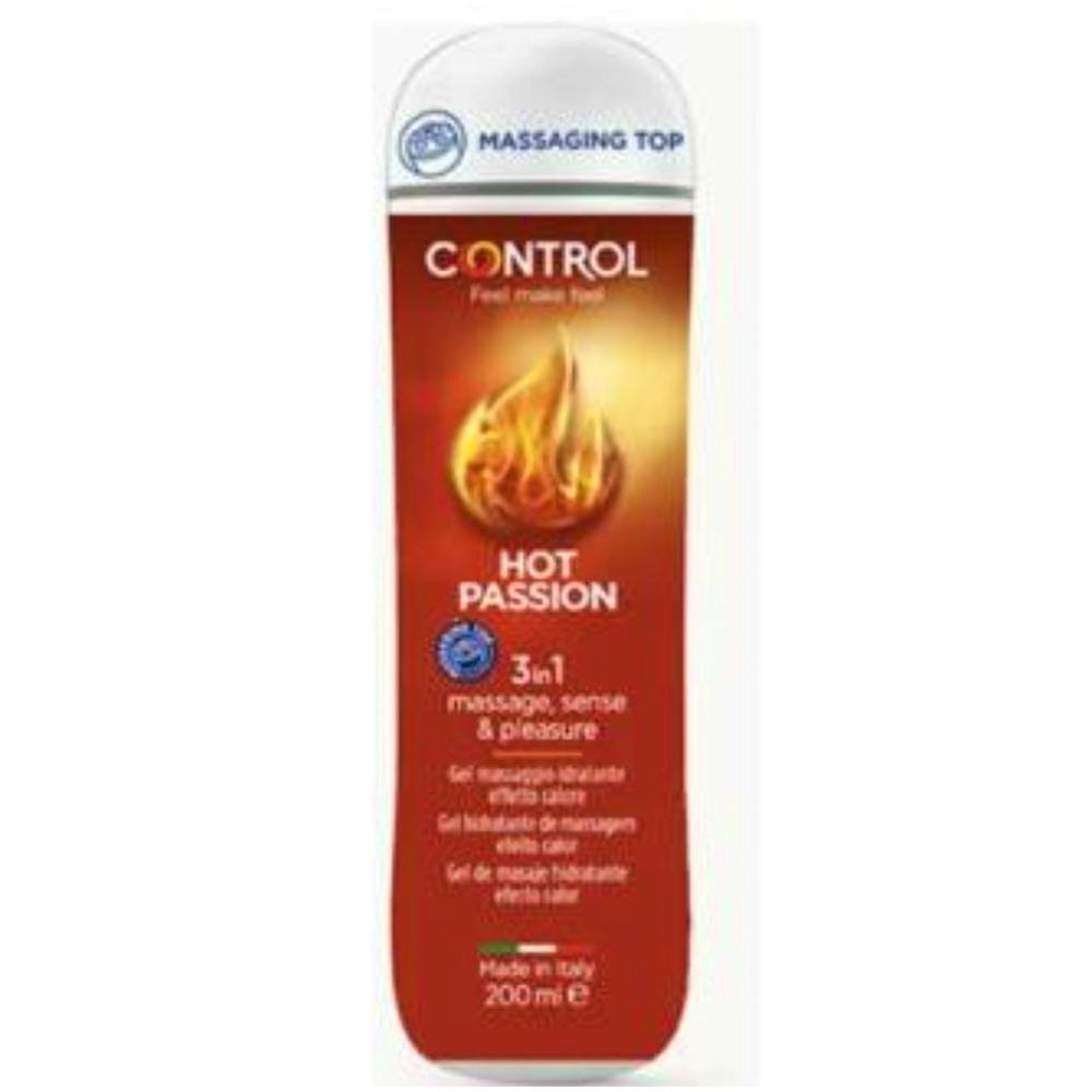 CONTROL HOT PASSION GEL DE MASAJE HIDRATANTE 200 ML