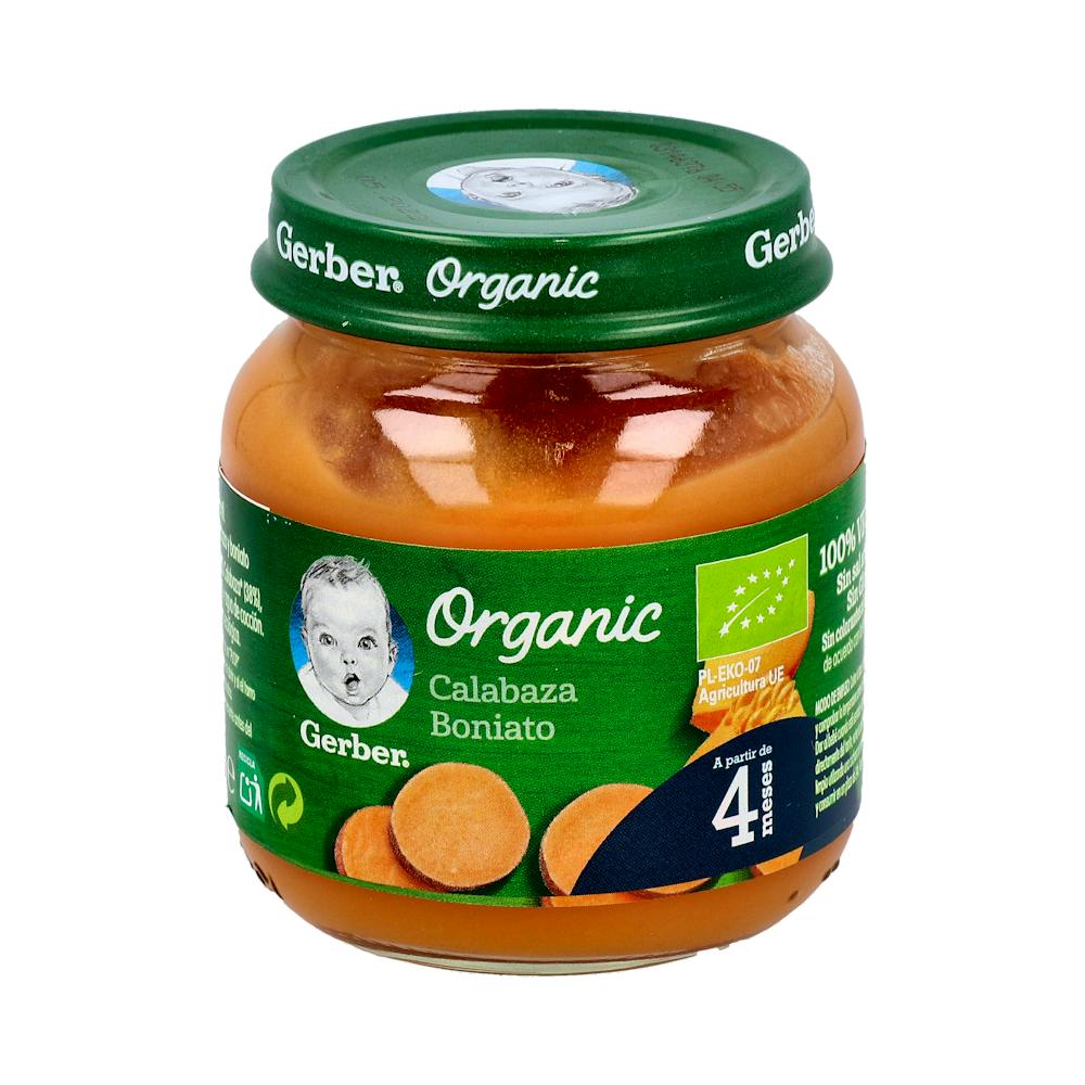 GERBER ORGANIC ZANAHORIA BONIATO 1 TARRITO 125 G
