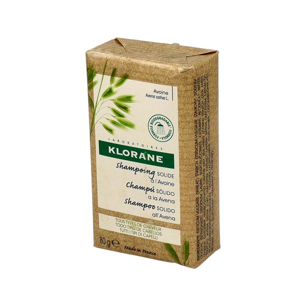KLORANE CHAMPU SOLIDO A LA AVENA 1 PASTILLA 80 G