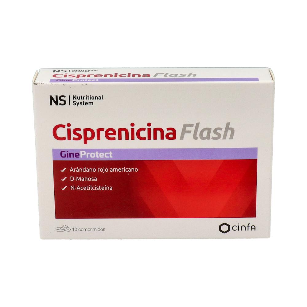 NS GINEPROTECT CISPRENICINA FLASH 10 COMPRIMIDOS