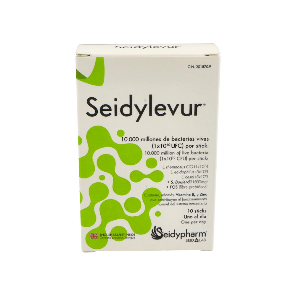 SEIDYLEVUR 10 STICKS BUCODISPERSABLES 37 G