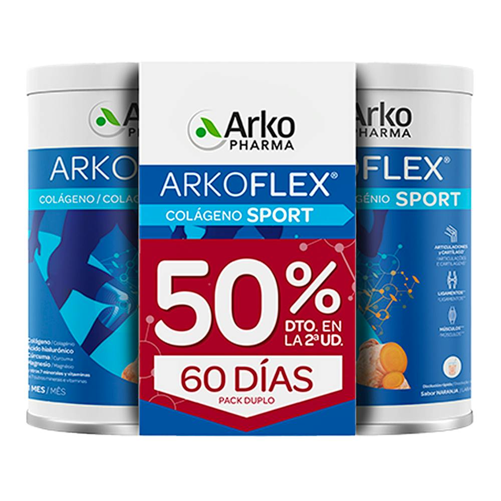 ARKOFLEX COLAGENO SPORT NARANJA 390 GR PACK 2 ENVASES