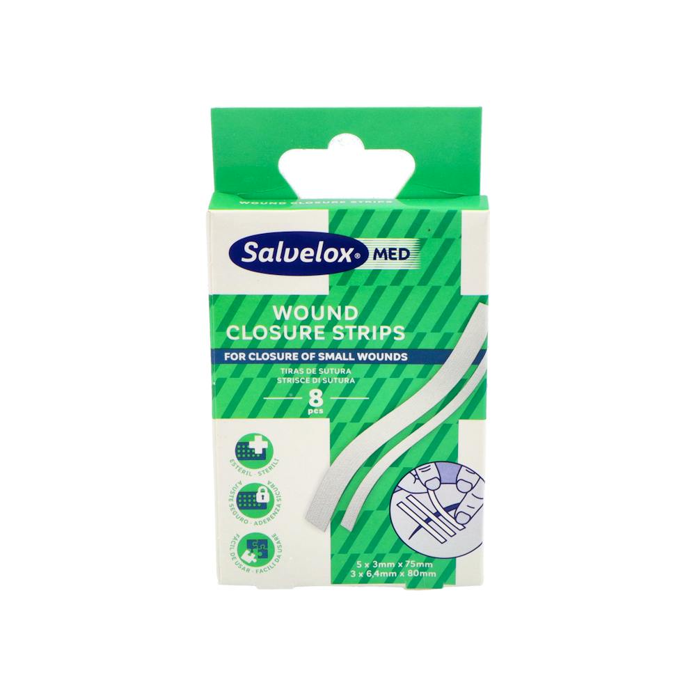 SALVELOX MED WOUND CLOSURE STRIPS 8 TIRAS DE SUTURA