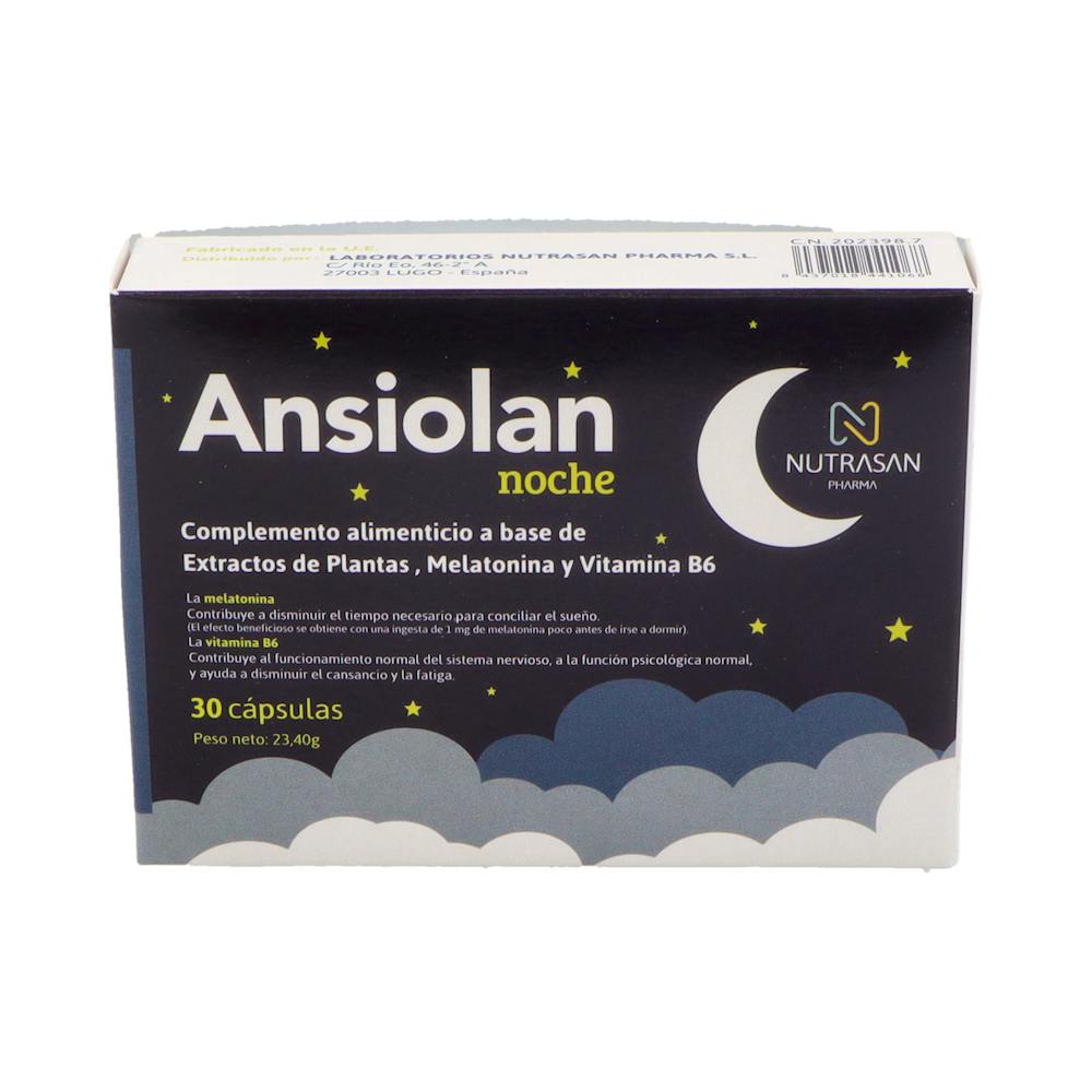 ANSIOLAN NOCHE 30 CAPSULAS