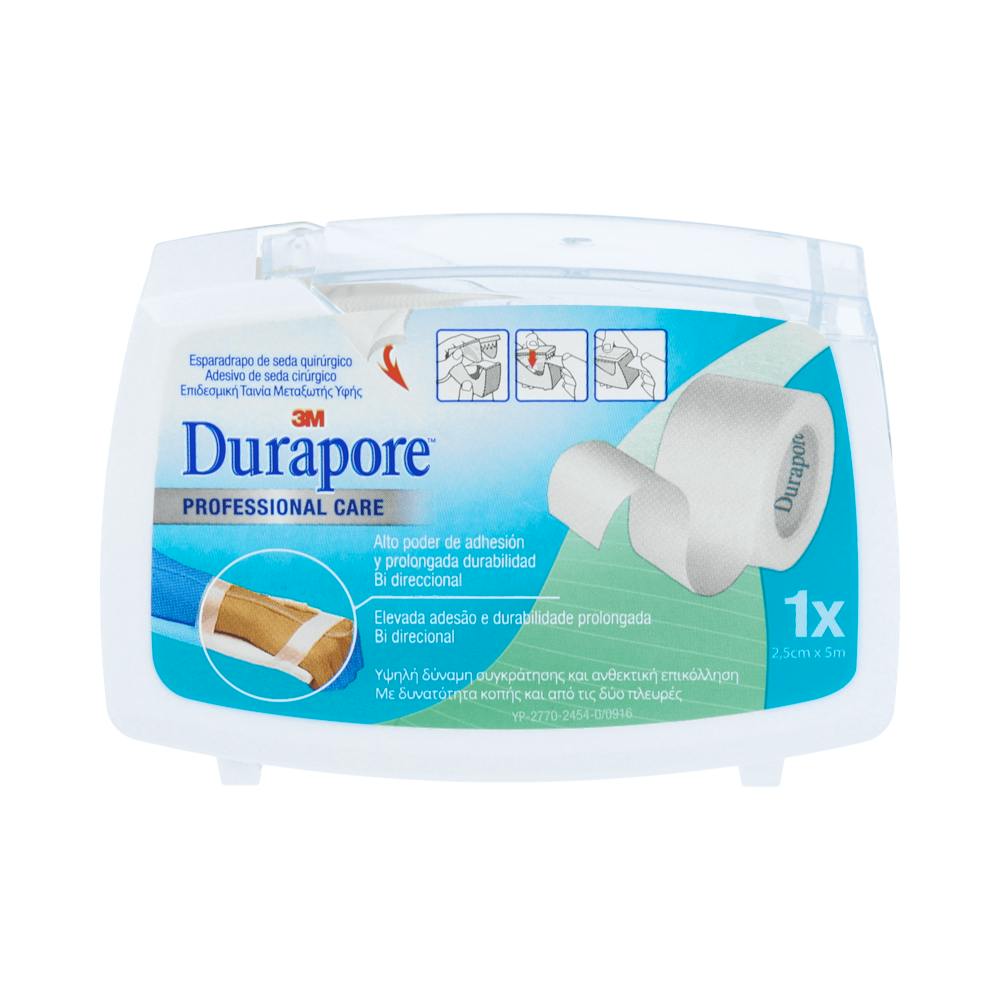 ESPARADRAPO HIPOALERGICO DURAPORE SEDA PORTAR 5