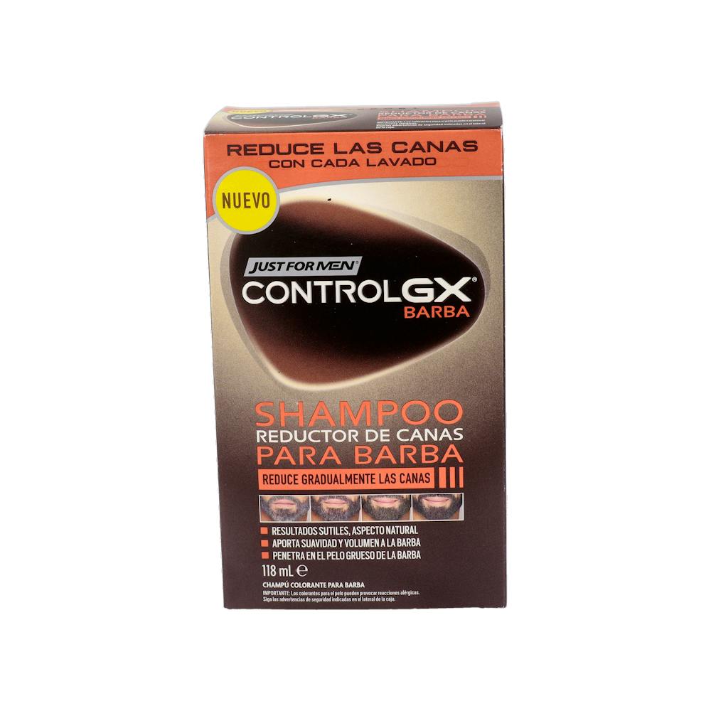 CONTROL GX REDUCTOR DE CANAS CHAMPU PARA BARBA 1 TUBO 118 ML