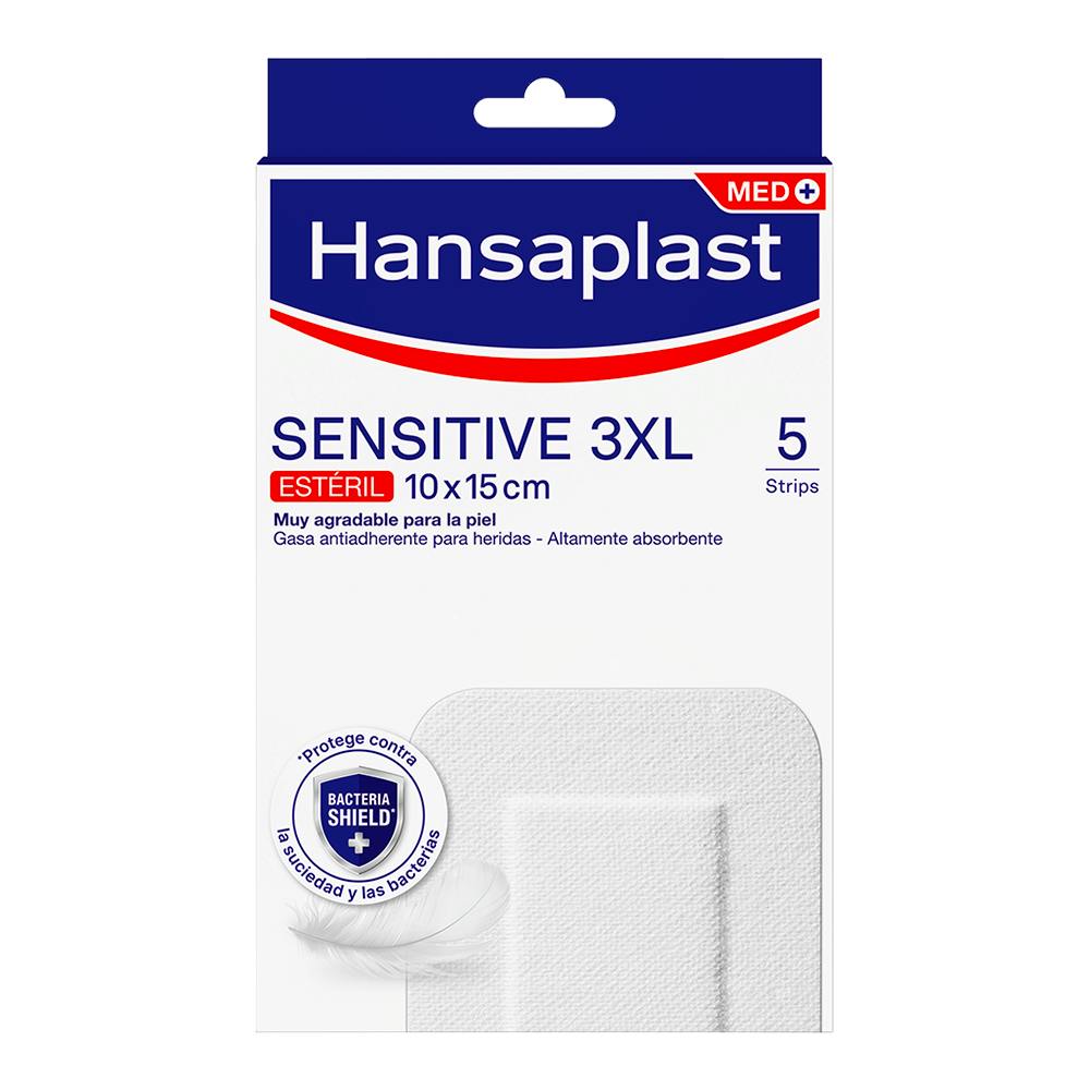 HANSAPLAST SENSITIVE 3XL APOSITO ESTERIL 5 UNIDADES 15 CM X 10 CM