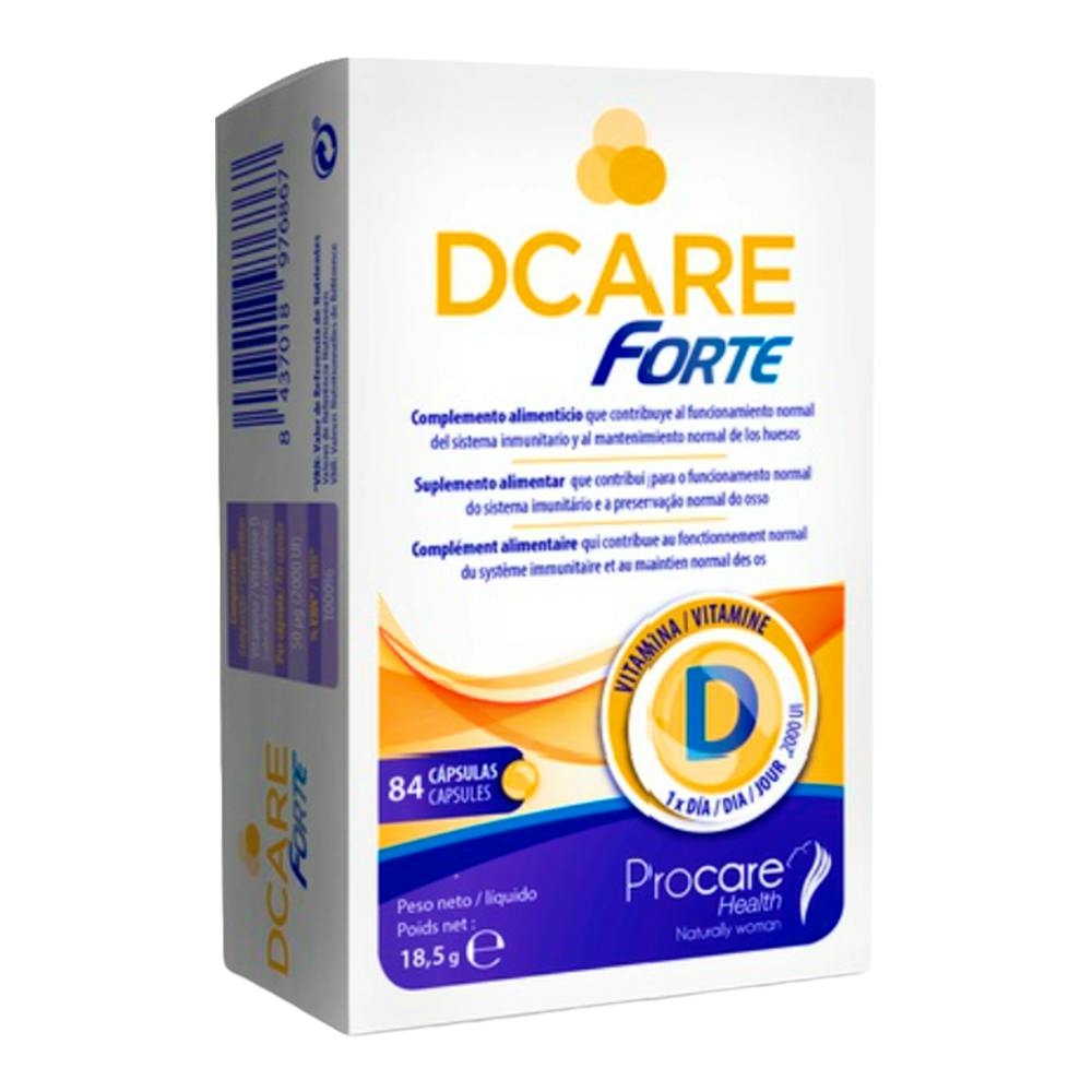 DCARE 2000 IU VITAMD3 84 CAPS NO*