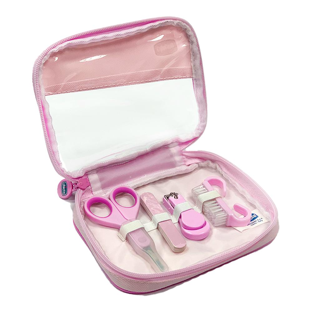 SET DE MANICURA CHICCO HAPPY HANDS 1 UNIDAD COLOR ROSA