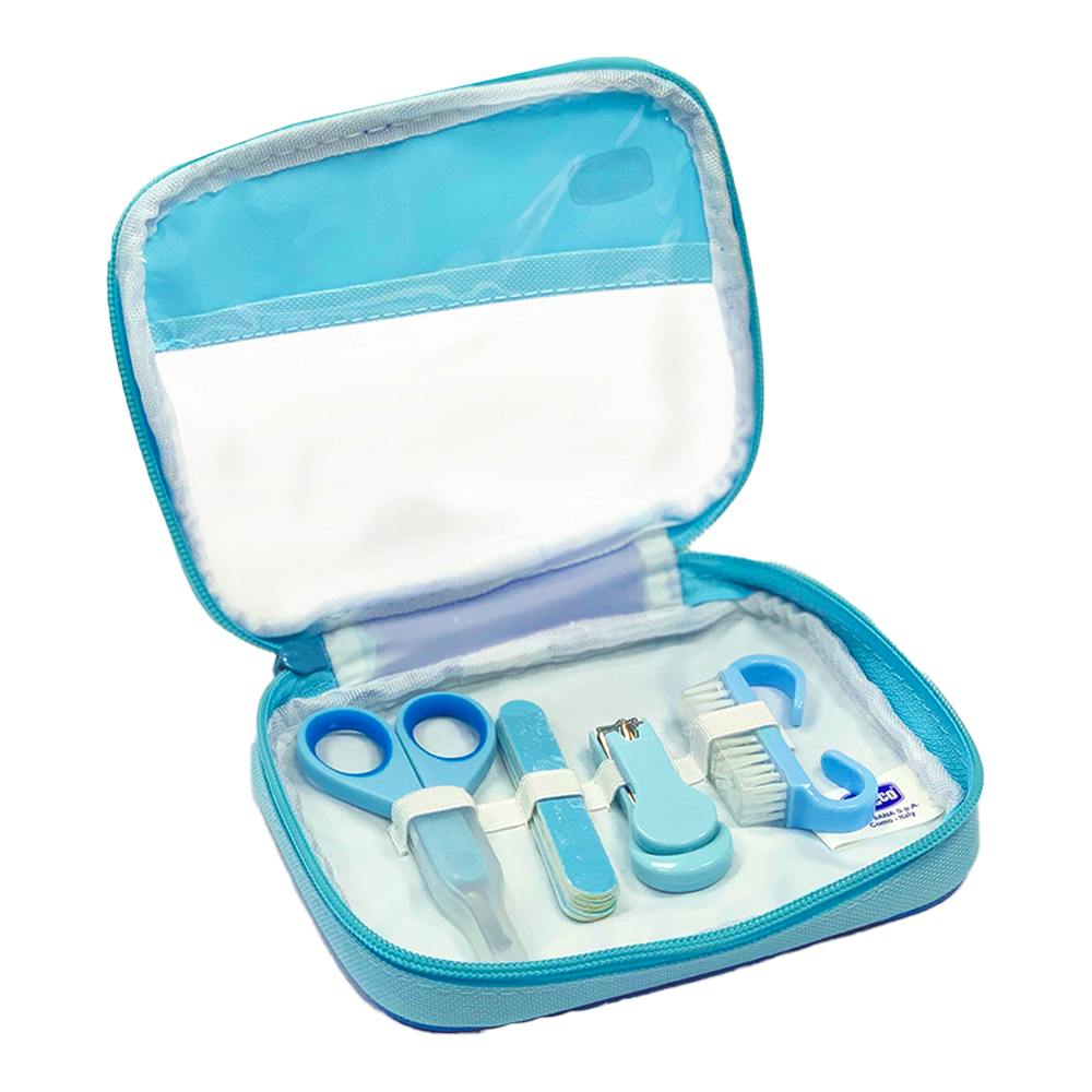 SET DE MANICURA CHICCO HAPPY HANDS 1 UNIDAD COLOR AZUL