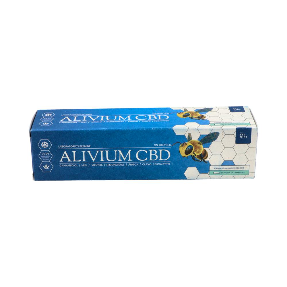 ALIVIUM CBD BEEMINE EFECTO FRIO 1 TUBO 75 ML