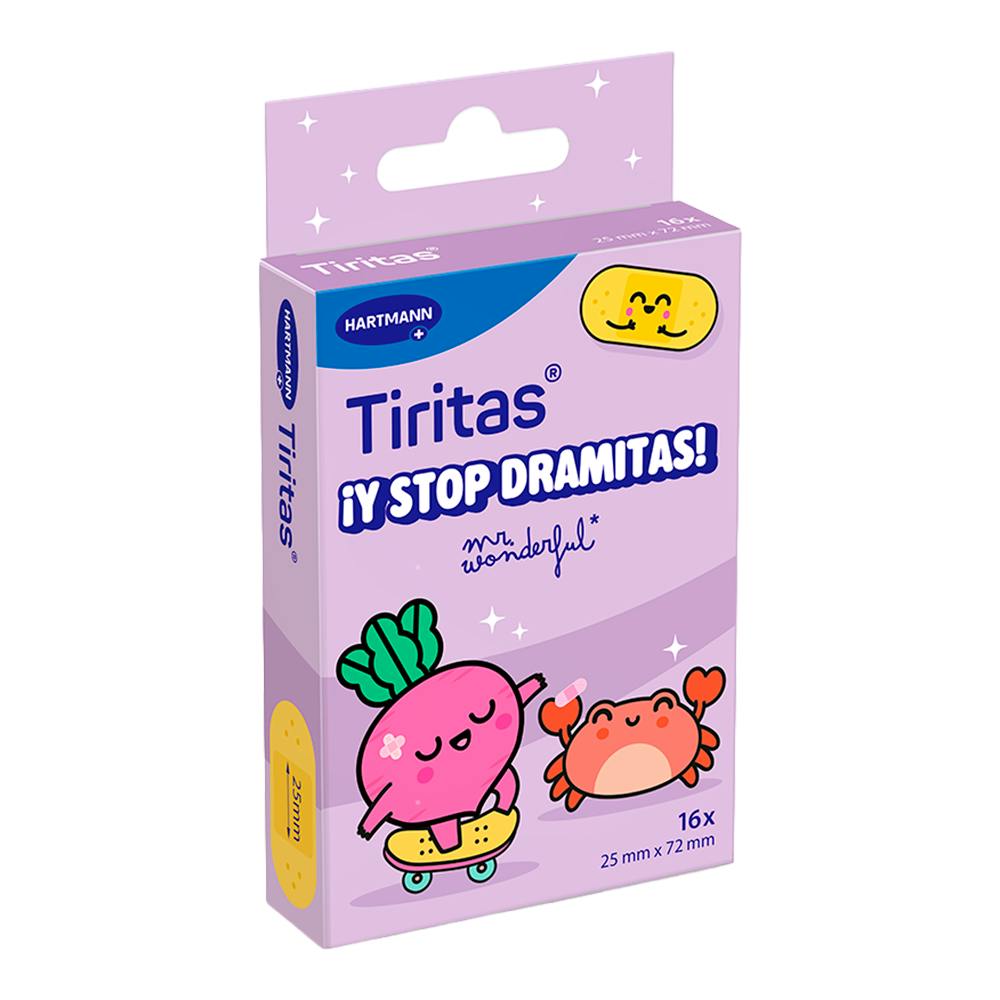 TIRITAS MR WONDERFUL APOSITO ADHESIVO 16 UNIDADES 72 MM X 25 MM