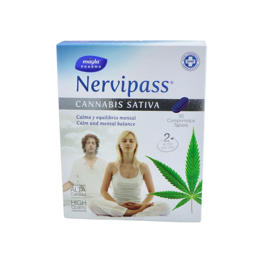 NERVIPASS CANNABIS SATIVA 30 COMPRIMIDOS MAYLA