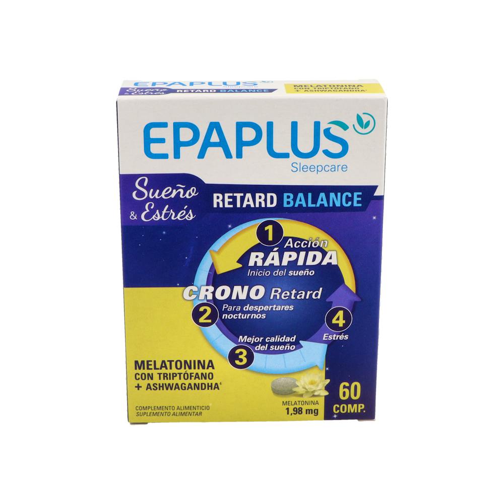 EPAPLUS SLEEPCARE MELATONINA RETARD BALANCE 60 COMPRIMIDOS