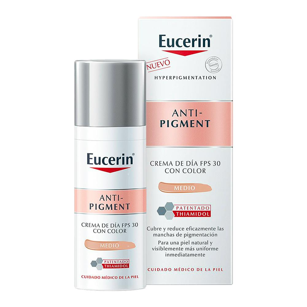 EUCERIN ANTIPIGMENT COLOR MEDIO DIA FPS30