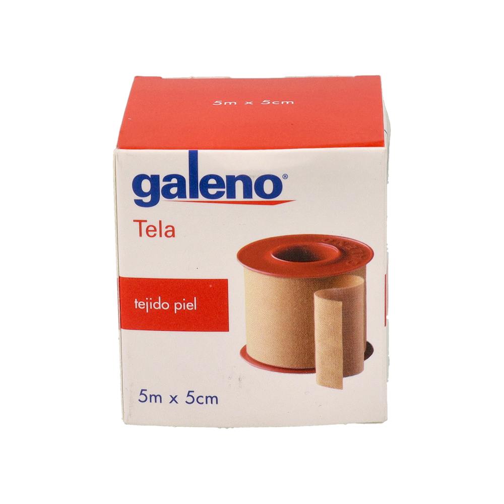 ESPARADRAPO HIPOALERGICO GALENO TELA 1 UNIDAD 5 M X 5 CM COL
