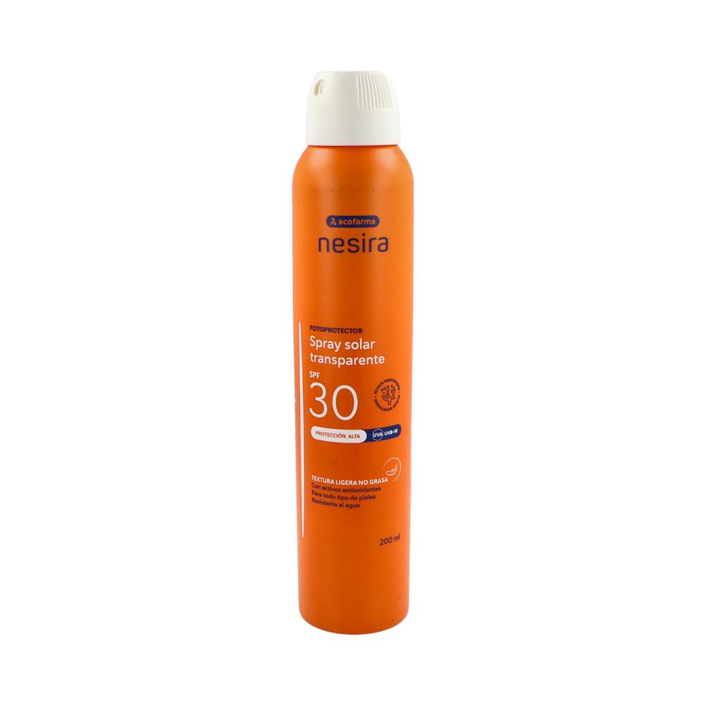 ACOFARDERM SPF 30+ SPRAY SOLAR TRANSPARENTE 200 ML