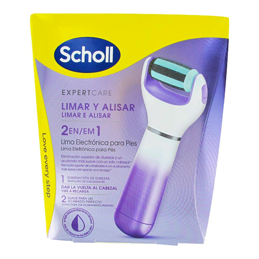 SCHOLL EXPERTCARE LIMA ELECTRONICA PARA PIES 2 EN 1 LIMAR Y ALISAR