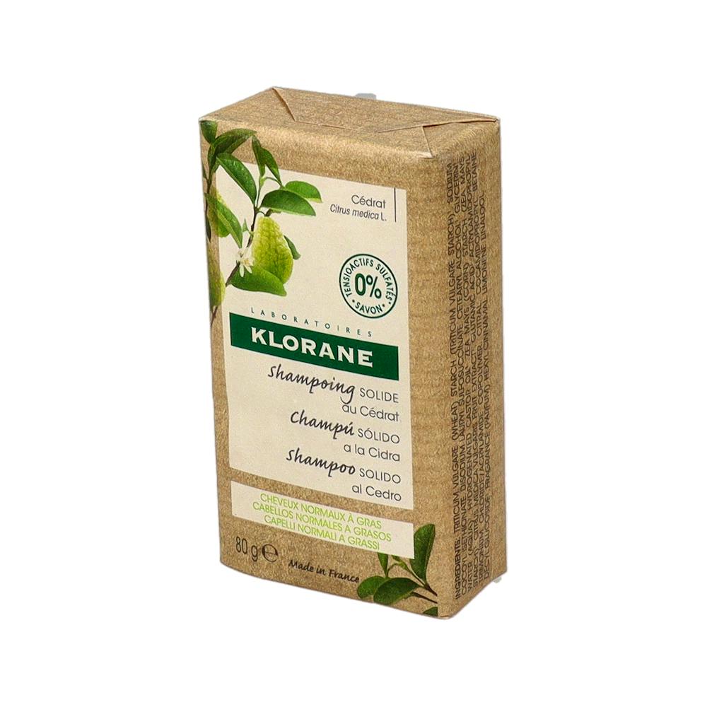 KLORANE CHAMPU SOLIDO A LA CIDRA 80 G