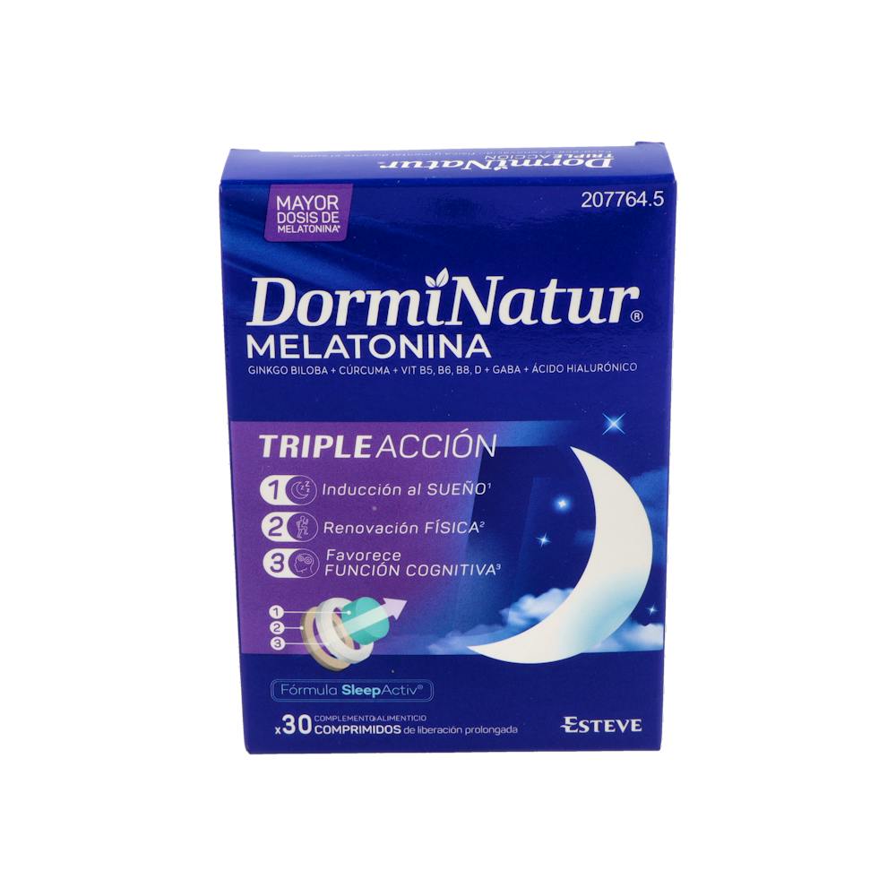 DORMINATUR TRIPLE ACCION 30 COMPRIMIDOS LIBERACION PROLONGADA