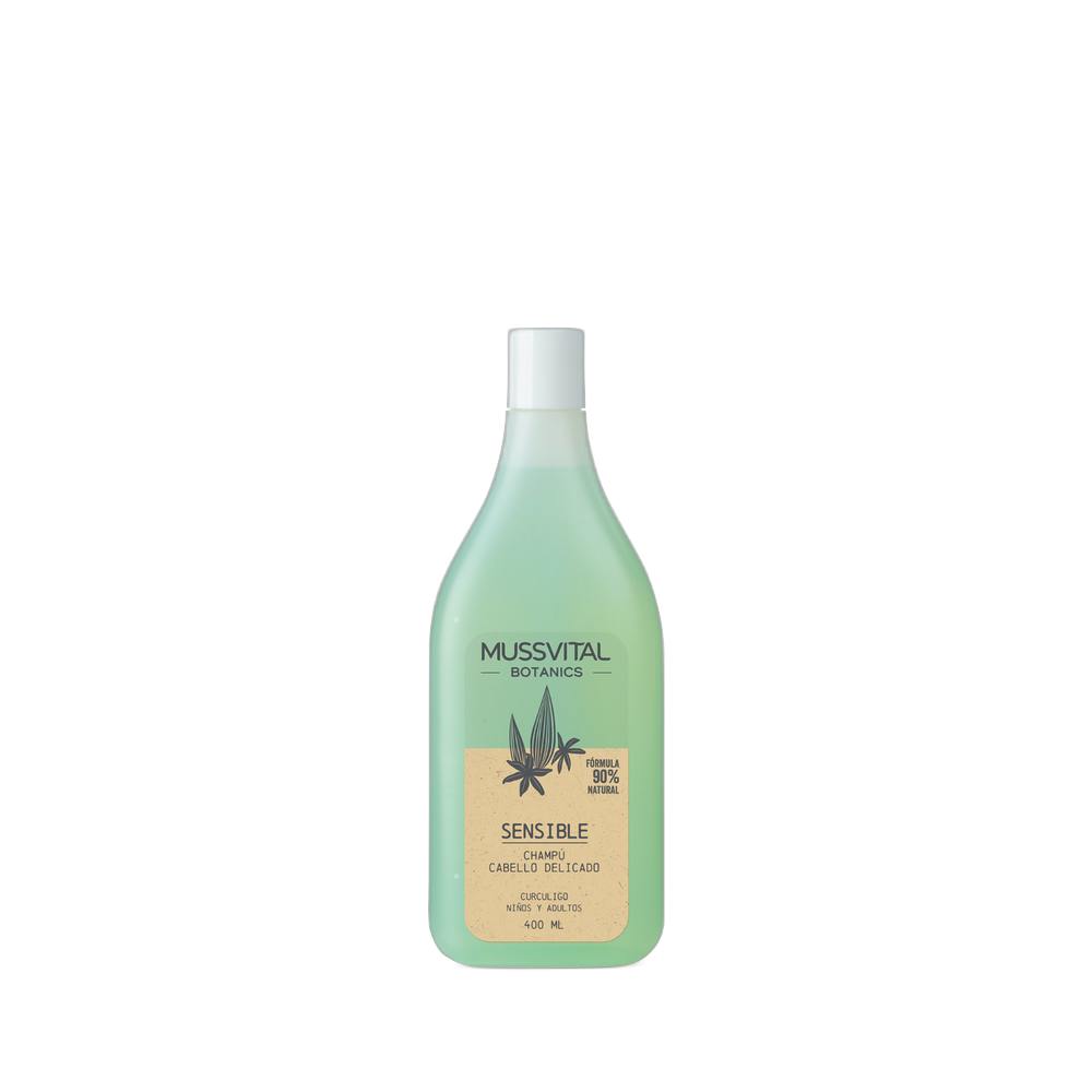 MUSSVITAL BOTANICS CHAMPU CABELLO SENSIBLE Y DELICADO 1 ENVASE 400 ml