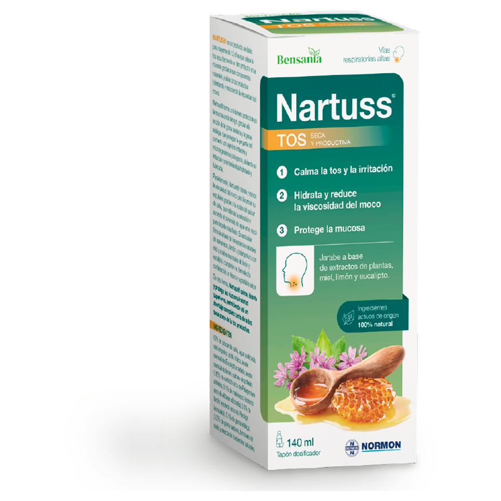 BENSANIA NARTUSS TOS SECA Y PRODUCTIVA 1 BOTELLA 140 ML