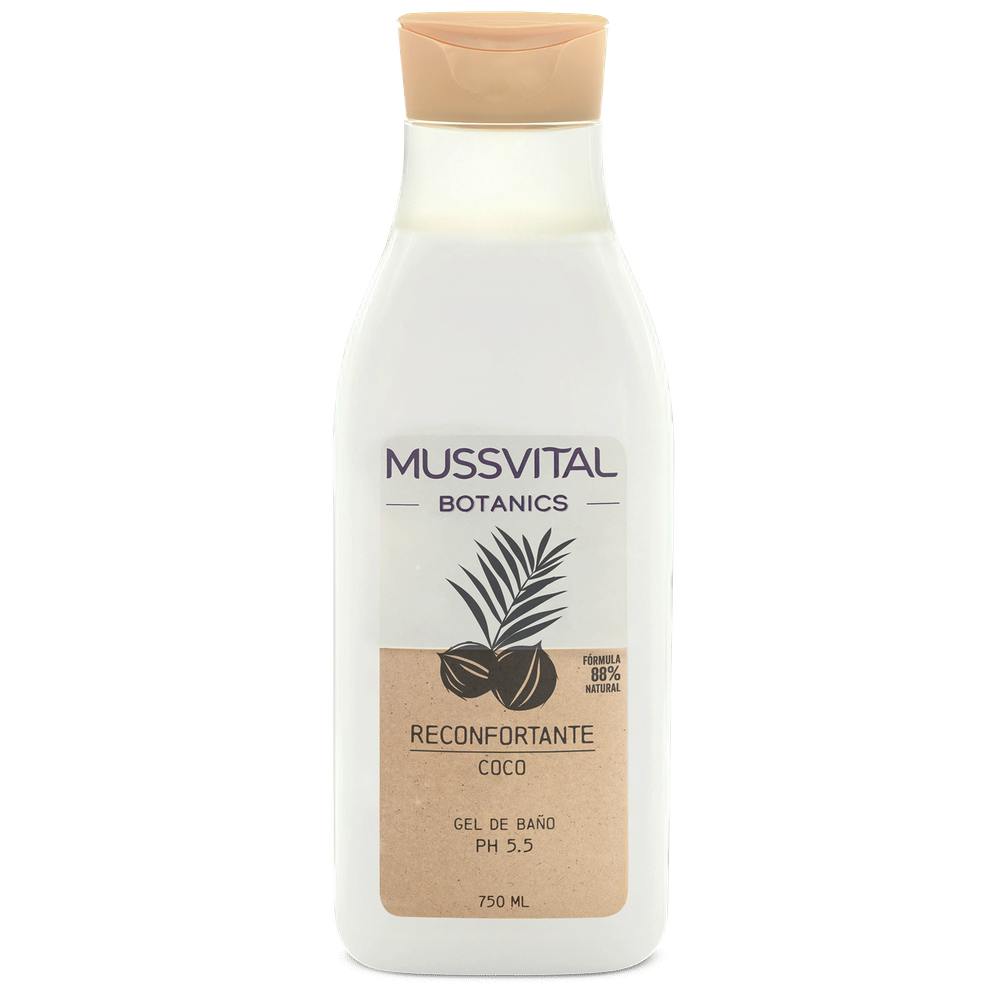 MUSSVITAL ESSENTIALS BOTANICS GEL DE BAÑO COCO 1 ENVASE 750 ml