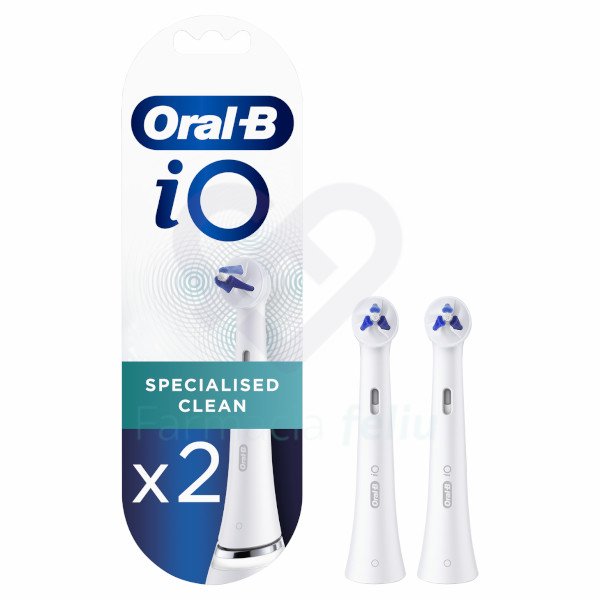 ORALB RECAMBIO CEPILLO DENTAL ELECTRICO IO ORTODONCIA 2 CABEZALES (SE HA DESCATALOGADO)