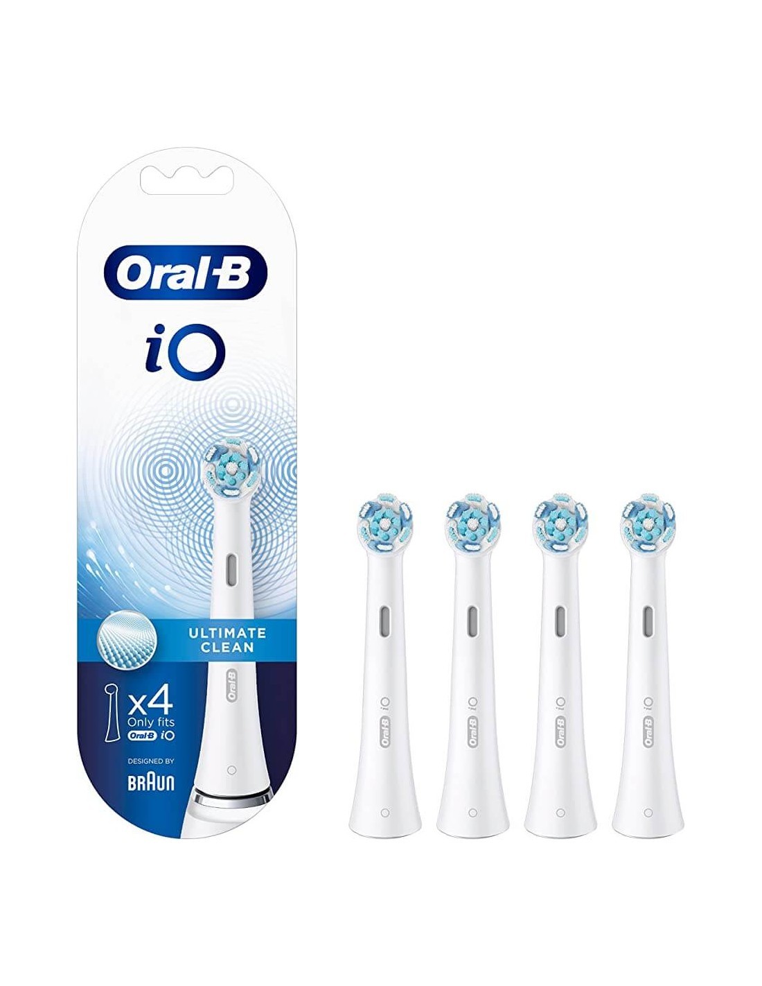 ORALB RECAMBIO CEPILLO ELECTRICO IO ULTIMATE CLEAN 4 UNIDADES
