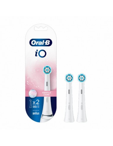 ORAL B RECAMBIO IO GENTLE CARE 2 CABEZALES COLOR NEGRO
