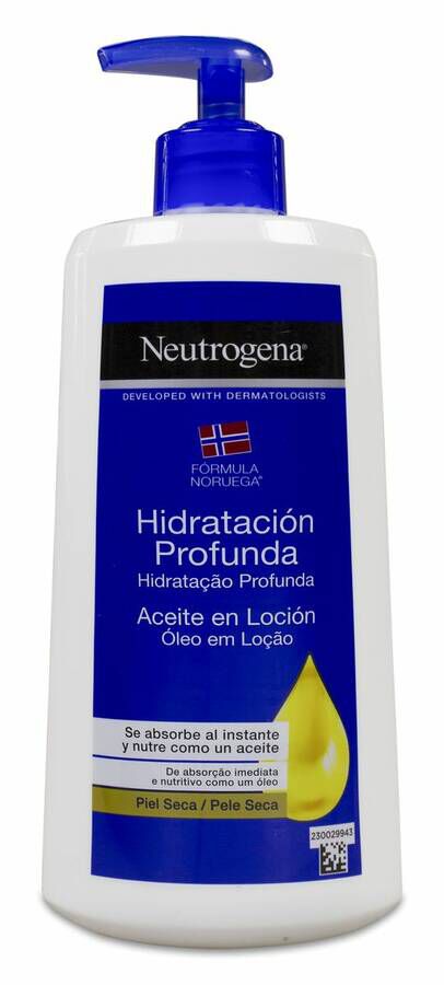 NEUTROGENA CORPORAL ACEITE EN LOCION HIDRATACION PROFUNDA 1 ENVASE 400 ML