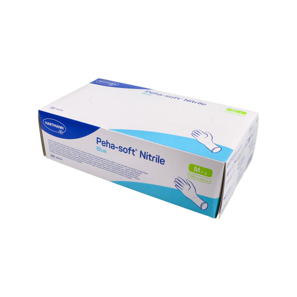 PEHASOFT GUANTE NITRILO AZUL TALLA M 150 U