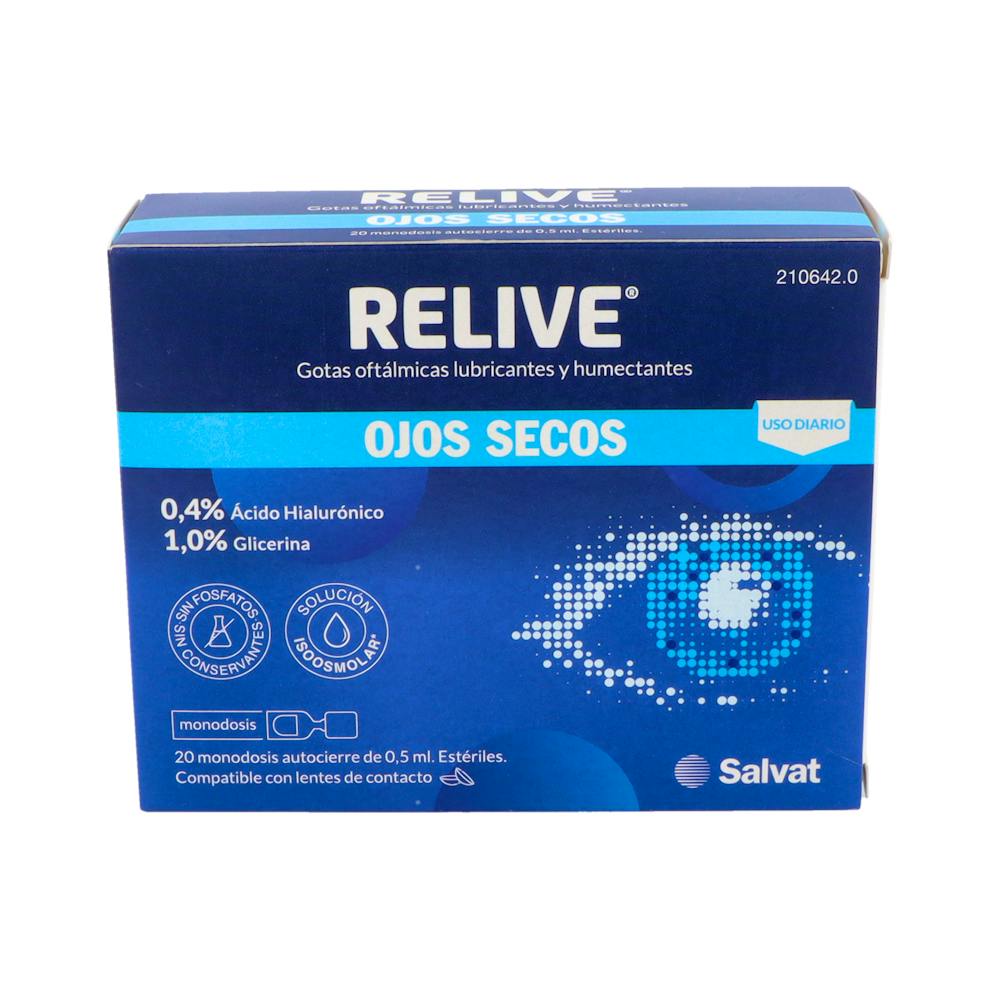 RELIVE OJOS SECOS 20 MONODOSIS 05 ML