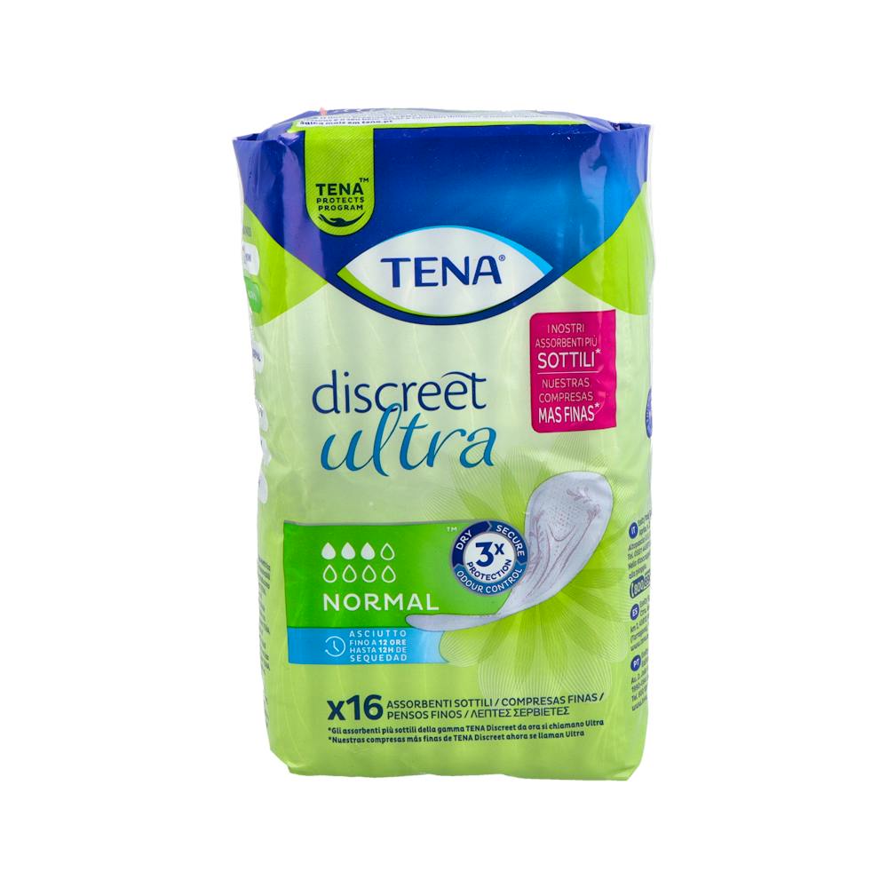 TENA DISCREET ULTRA NORMAL 16 UNIDADES