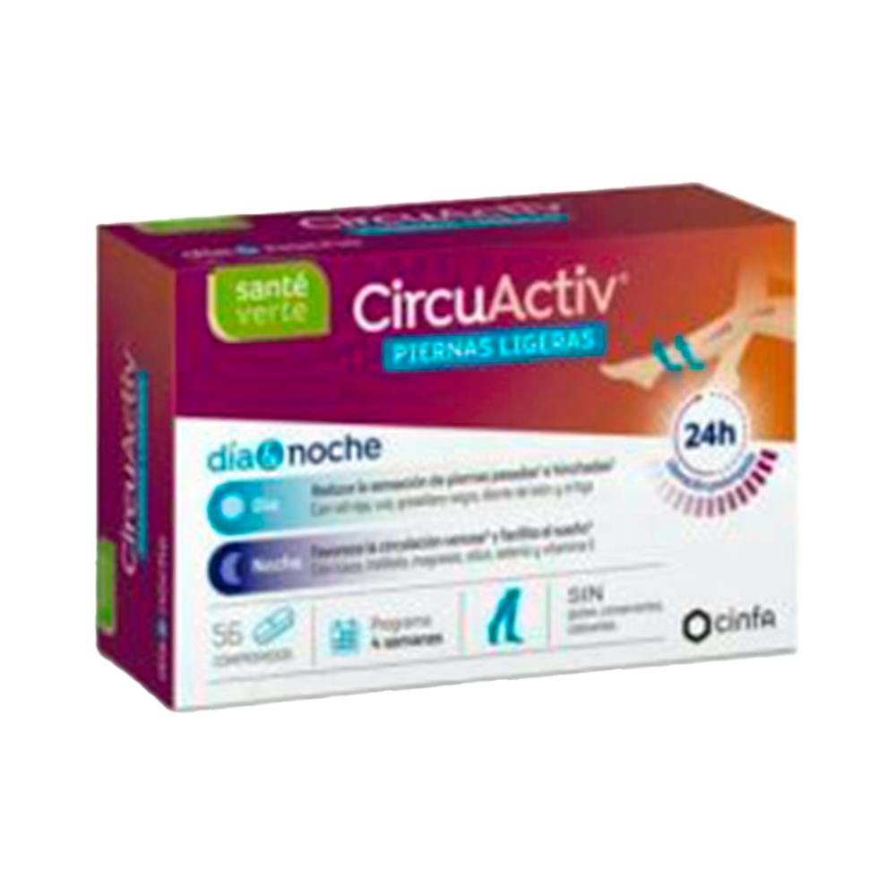 SANTE VERTE CIRCUACTIV DIA Y NOCHE 56 COMPRIMIDOS